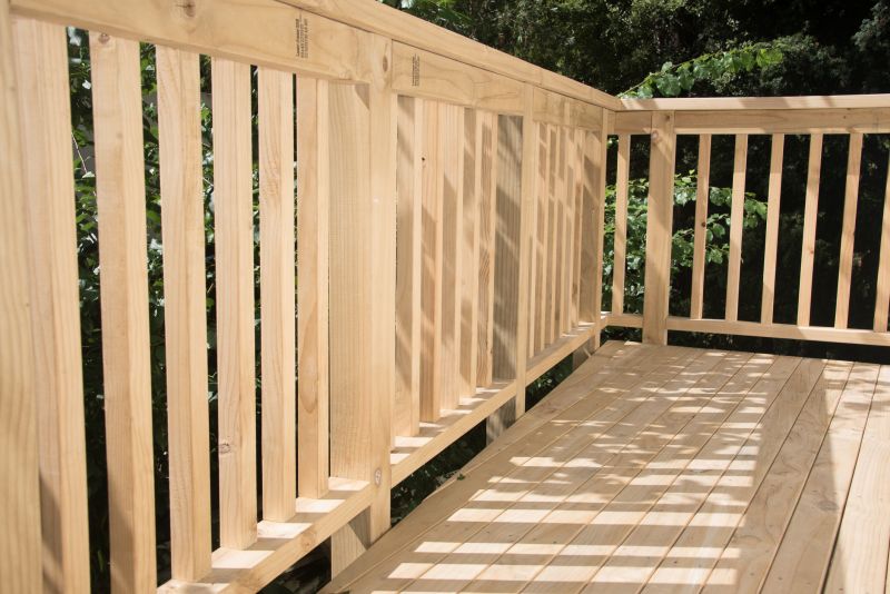 Natural Wood Deck