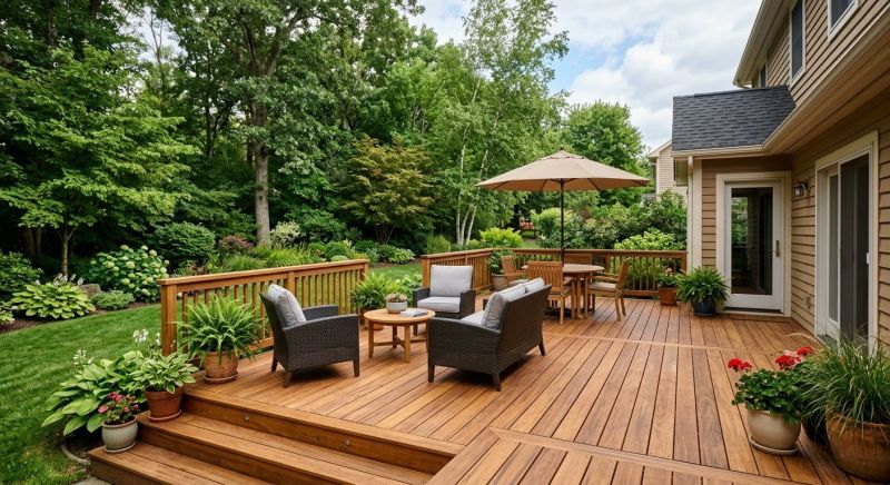 Wooden Veranda Construction in Redmond, WA